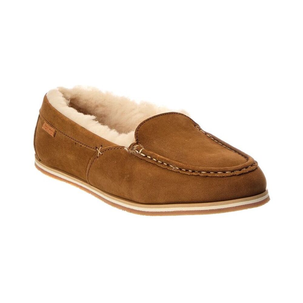 Hari Mari Sofia Leather Slipper, Brown